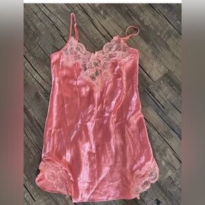 Vintage Victoria’s Secret Slip Dress Gold Label Coral